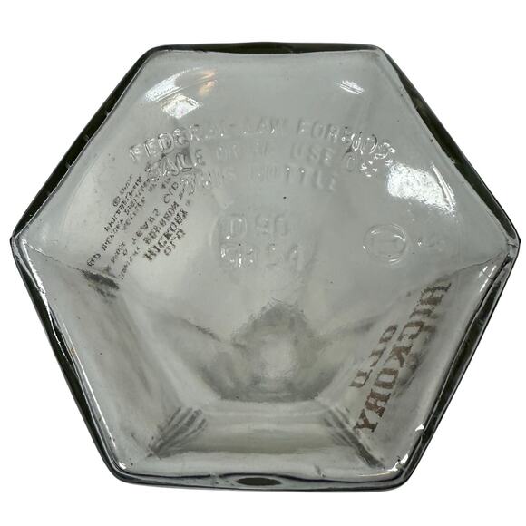 Vintage Old Hickory Straight Bourbon Whiskey Decanter Bottle w/ Stopper - Picture 7 of 7